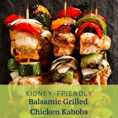 Balsamic Grilled Chicken Kabobs